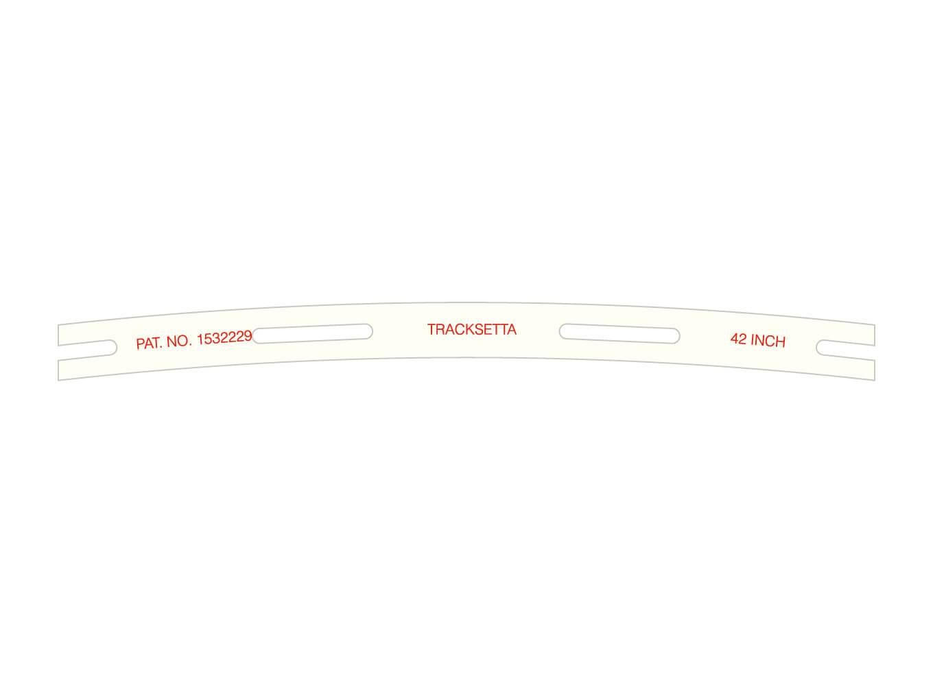 TRACKSETTA OOT42 42" RADIUS 1066.8 MM OO/HO GAUGE