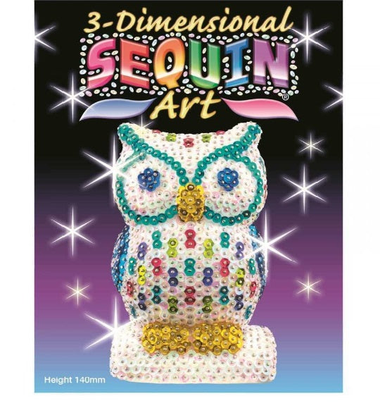 SEQUIN ART 1409 3D OWL