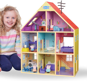 PEPPA PIG 7321 WOODEN HOUSE WITH ACCESSORIES