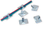PECO PL-37 CABLE CLIPS - SELF ADHESIVE PECO LECTRICS  FOR PECO SETRACK AND PECO STREAMLINE  ALL GAUGES