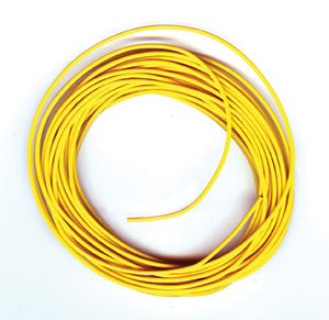 PECO PL-38 Y ELECTRICAL WIRE  YELLOW  3 AMP  16 STRAND PECO LECTRICS  FOR PECO SETRACK AND PECO STREAMLINE  ALL GAUGES