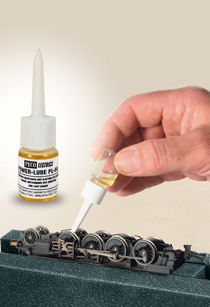 PECO PL-64 POWER-LUBE  LIQUID LUBRICANT AND CLEANER PECO LECTRICS  FOR PECO SETRACK AND PECO STREAMLINE  ALL GAUGES