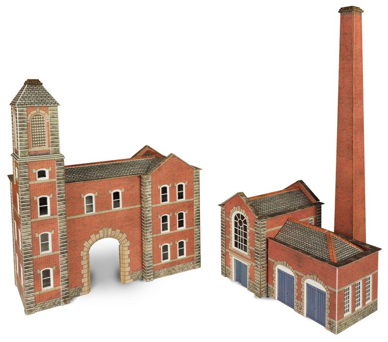 METCALFE N GAUGE PN184 BOILER HOUSE AND FACTORY ENTRANCE
