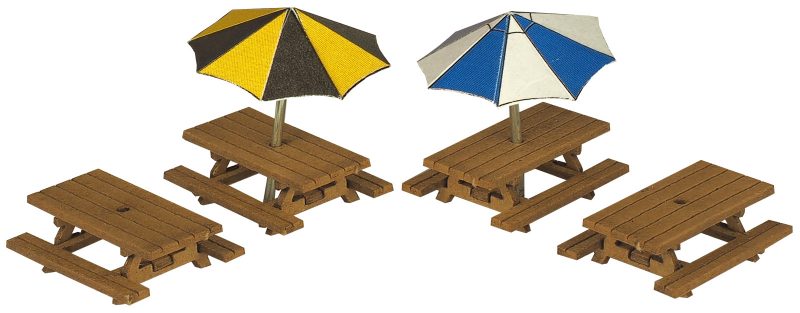 METCALFE N GAUGE PN810 PICNIC TABLES