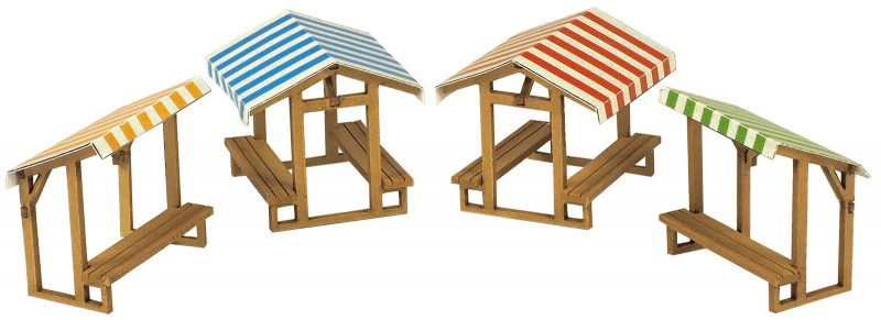 METCALFE N GAUGE PN830 MARKET STALLS