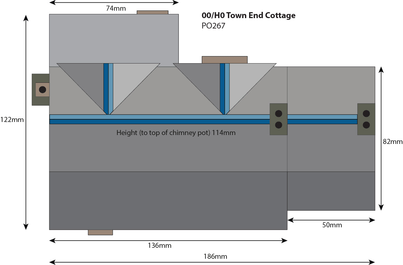 METCALFE PO 00/H0 PO267 TOWN END COTTAGE