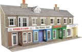 METCALFE PO273 00/H0 SCALE LOW RELIEF TERRACED SHOP FRONTS