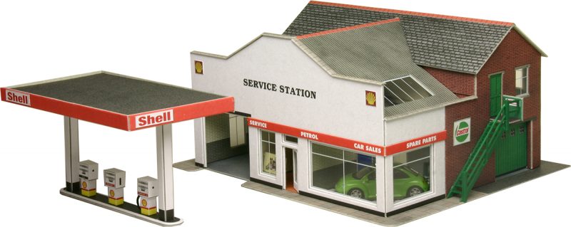 METCALFE PO281 00/H0 SCALE SERVICE STATION