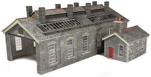 METCALFE PO337 00/H0 SCALE S & C STYLE STONE ENGINE SHED