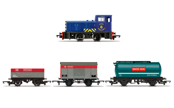 Hornby R30036 Railroad Steam Locomotives Diesel Freight Train Pack