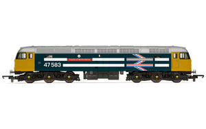 Hornby R30040TTS Railroad Diesel Locomotives BR  Class 47  Co-Co  47583 ‘County of Hertfordshire’ - Era 7