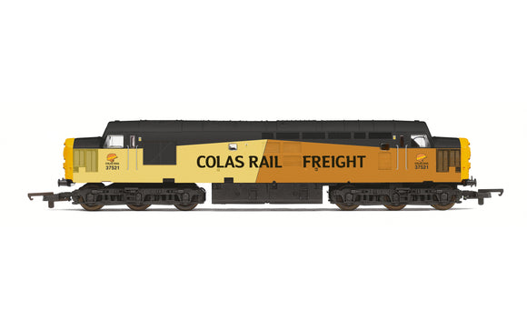 Hornby R30041TTS Railroad Diesel Locomotives Colas Rail  Class 37   Co-Co  37521  - Era 11