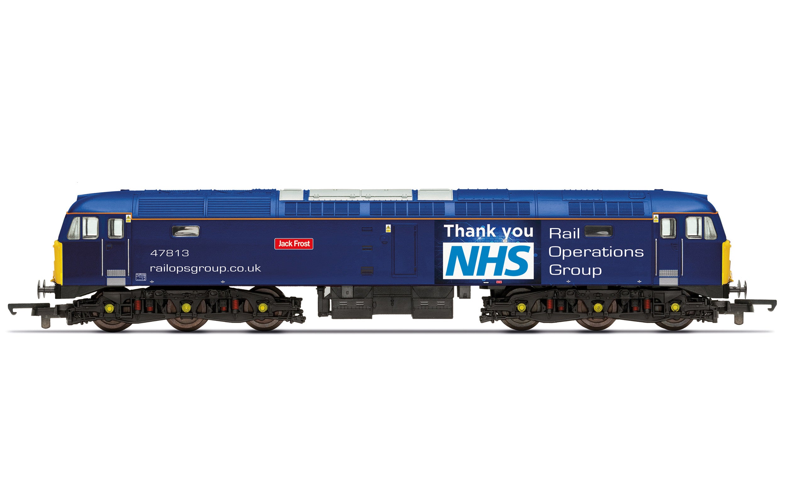 Hornby R30042TTS Railroad Diesel Locomotives ROG  Class 47  Co-Co  47813 ‘Jack Frost’ - Era 11