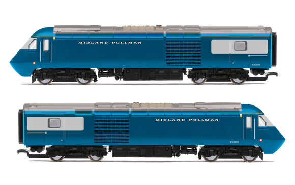 Hornby R30077 Train Packs Diesel & Electric Locomotives Midland Pullman  Class 43 HST  M43046 & M43055  Train Pack - Era 11