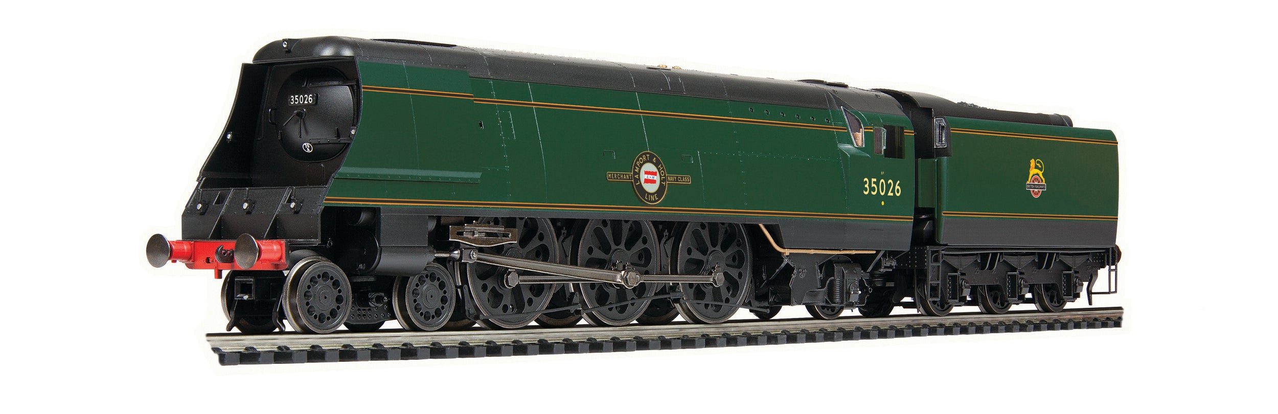 HORNBY  R30112 Hornby Dublo: BR, Merchant Navy Class, 4-6-2, 35026 'Lamport & Holt' - Era 4