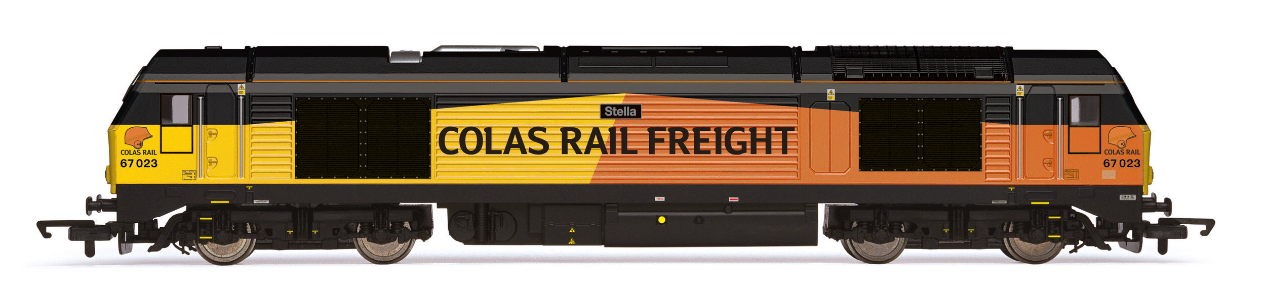 Hornby R30184 COLAS 67 BO BO STELLA NO 67023 RAILROAD PLUS
