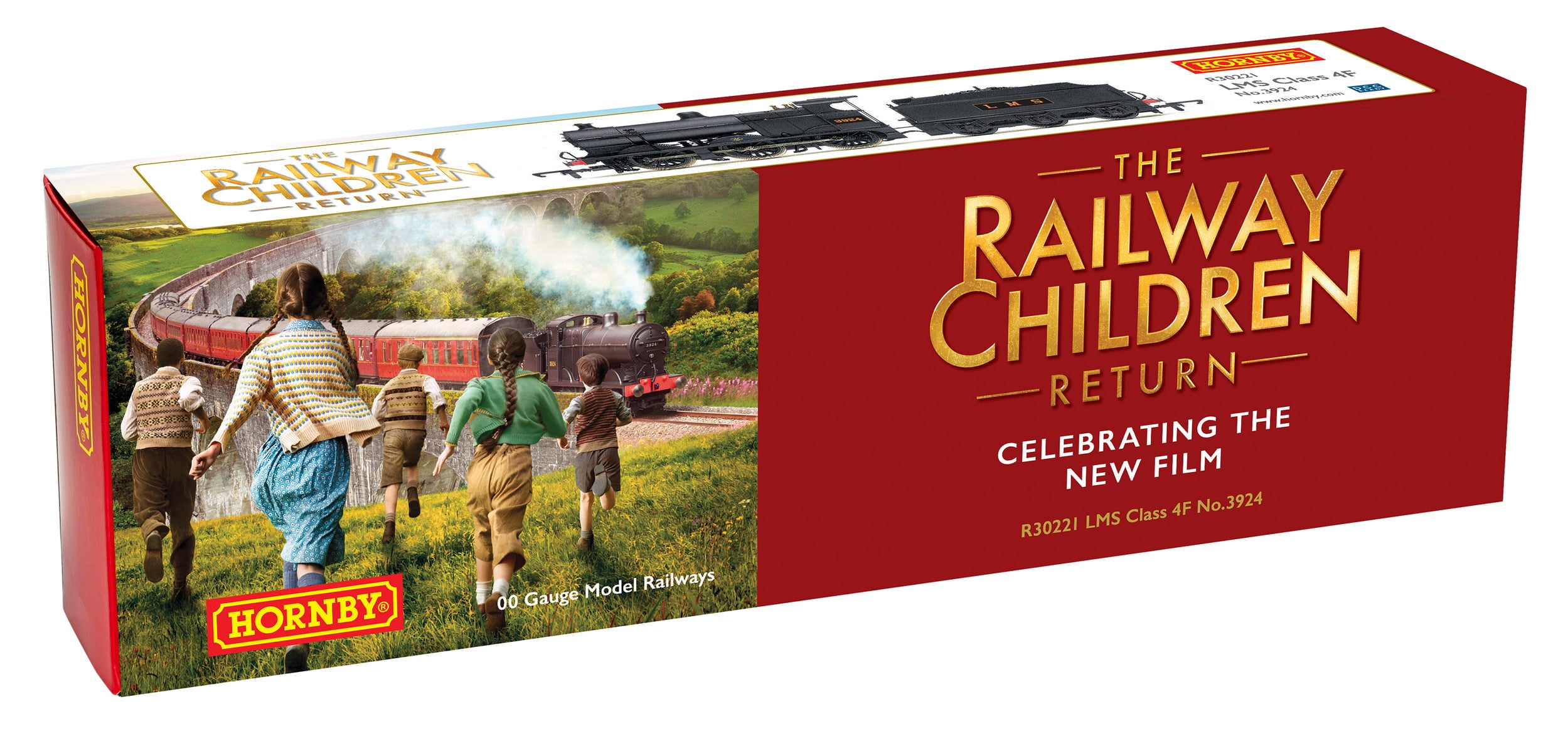 HORNBY R30221 LMS CLASS 4F NO.3924 THE RAILWAY CHILDREN RETURN