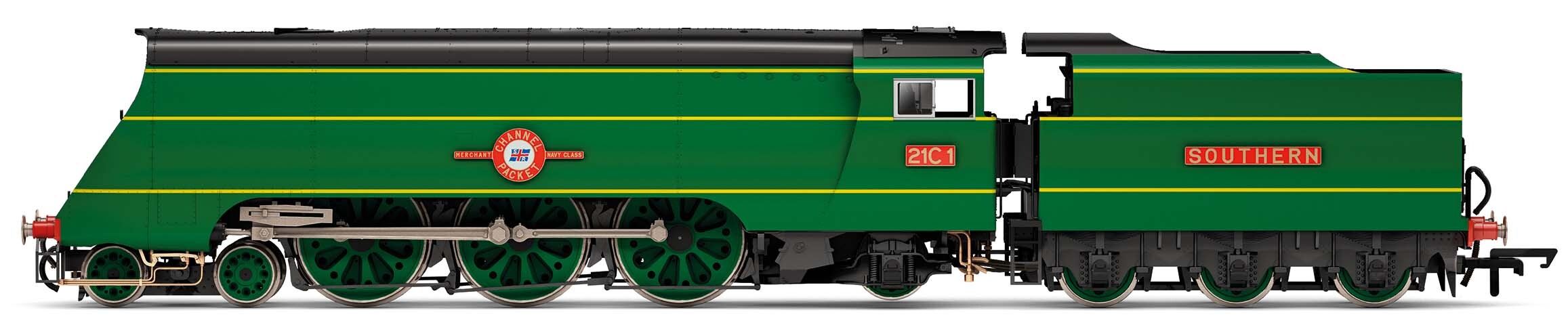 HORNBY R3434 SR, Merchant Navy Class, 4-6-2, 21C1 'Channel Packet' - Era 3