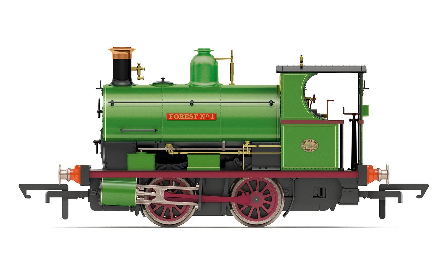 Hornby R3680 Charity Colliery, Peckett W4 Class, 0-4-0ST, 'Forest No. 1' - Era 2