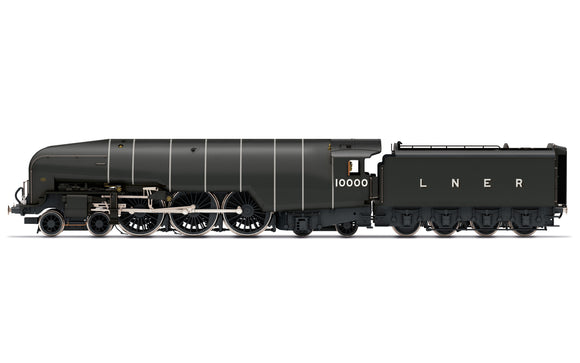 Hornby R3979 Steam Locomotives LNER  Class W1  Hush Hush   1935 (Double Blast Pipe)  4-6-4  10000 - Era 3
