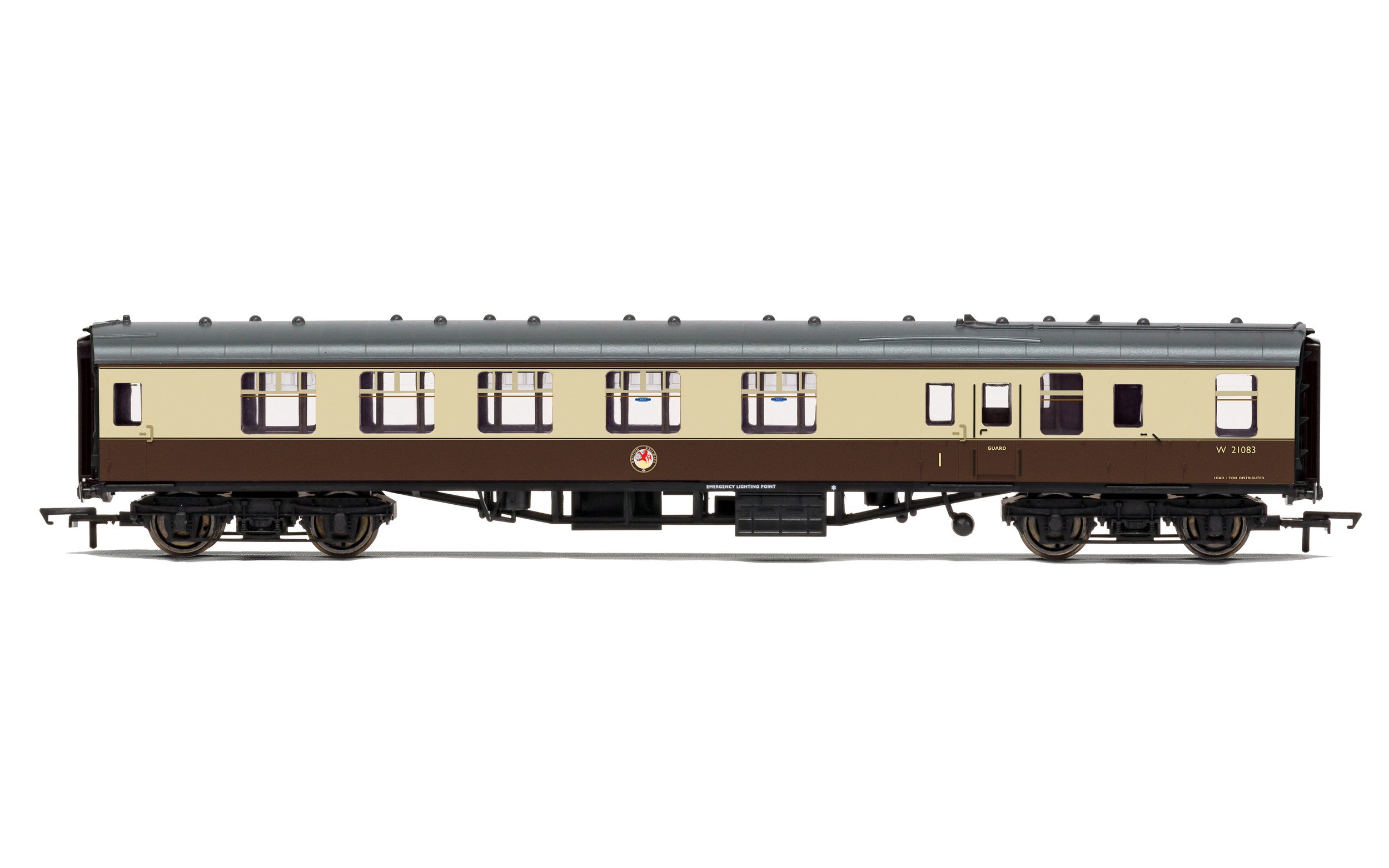 Hornby R40021 Coaches BR  Mk1 Brake Composite Corridor  W 21083 - Era 4