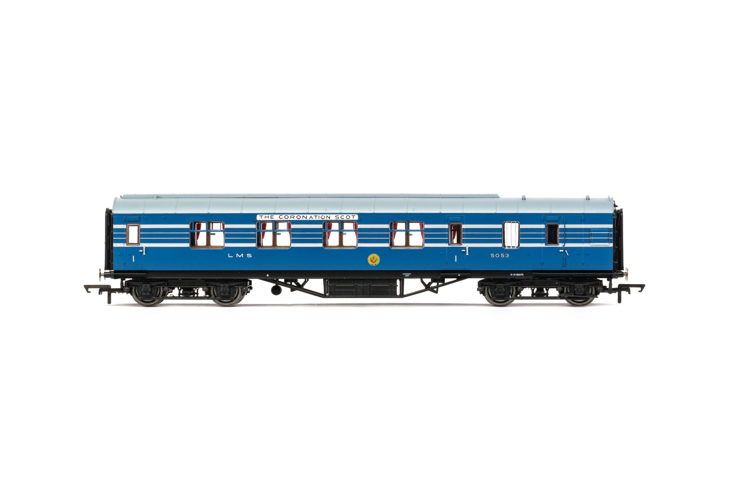 HORNBY R40052 LMS, Stanier D1961 Coronation Scot 57' BFK, 5053- Era 3