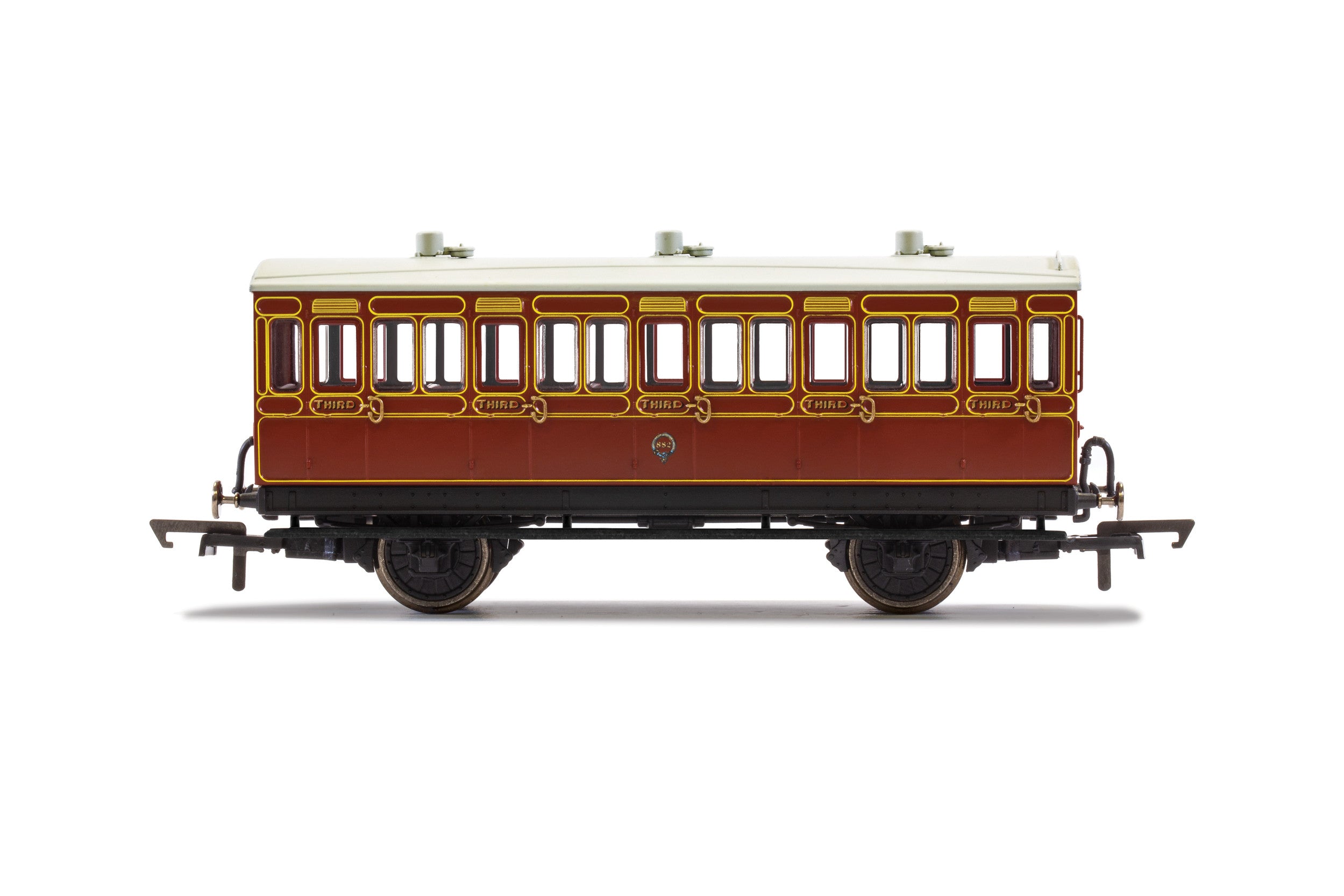 Hornby R40070 Coaches LB&SCR  4 Wheel Coach  3rd Class  882 - Era 2