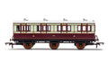 Hornby R40073 Coaches LNWR  6 Wheel Coach  1st Class  1889 - Era 2