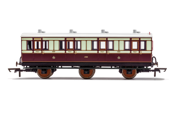 Hornby R40073 Coaches LNWR  6 Wheel Coach  1st Class  1889 - Era 2