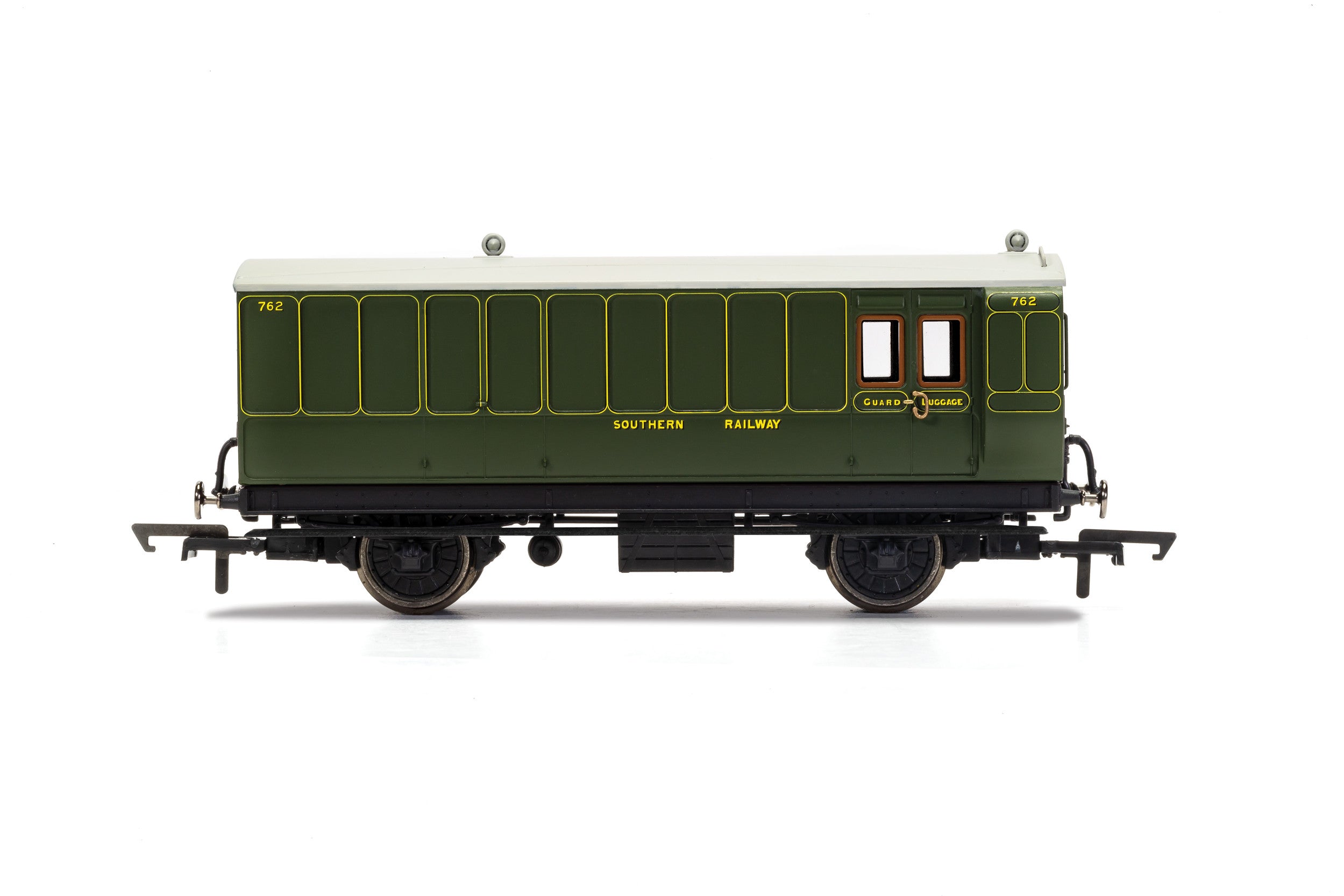 Hornby R40088 Coaches SR  4 Wheel Coach  Brake Baggage  762 - Era 3