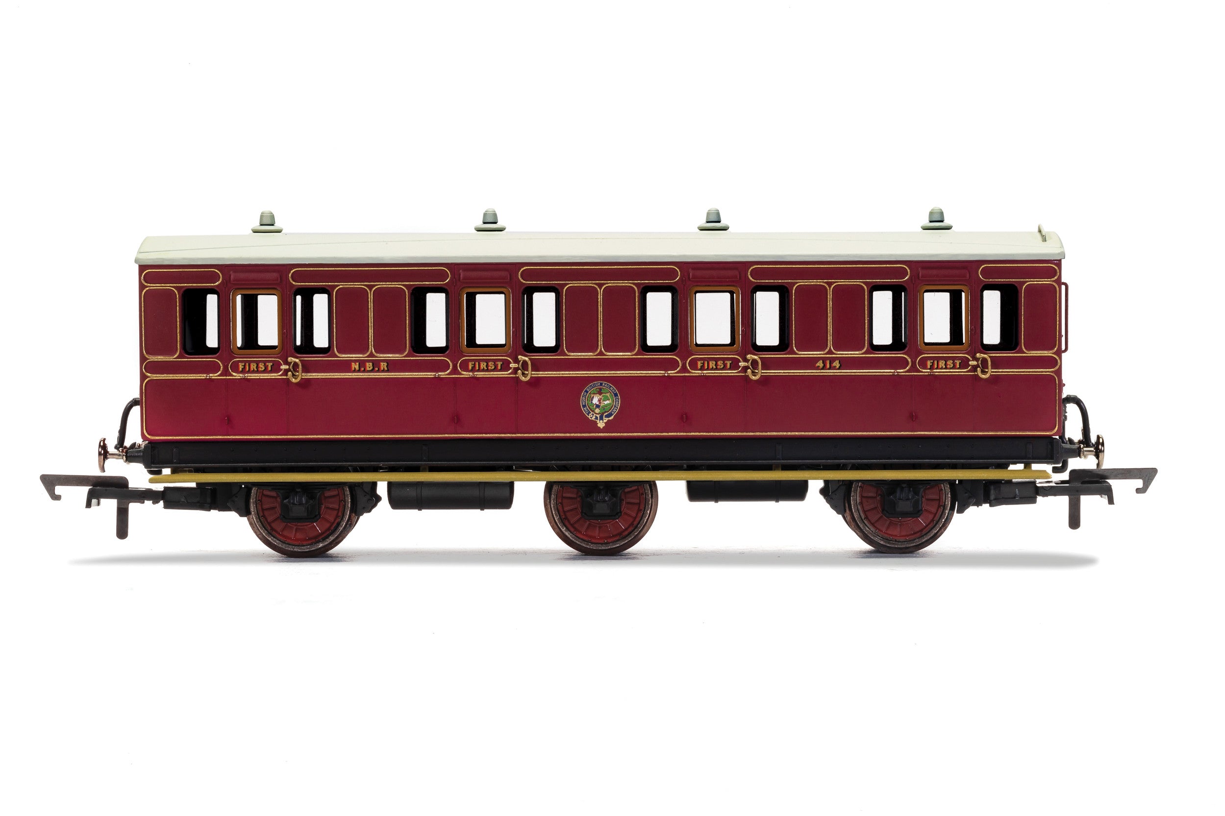 Hornby R40089 Coaches NBR  6 Wheel Coach  1st Class  414 - Era 2