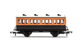 Hornby R40107 Coaches LSWR  4 Wheel Coach  1st Class  Fitted Lights  123 - Era 2