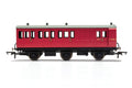 Hornby R40126 Coaches BR  6 Wheel Coach  Brake 3rd Class  Fitted Lights  E31185 - Era 4