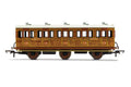 Hornby R40128A Coaches LNER  6 Wheel Coach  3rd Class  Fitted Lights  4142 - Era 3