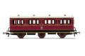 Hornby R40135 Coaches NBR  6 Wheel Coach  1st Class  Fitted Lights  414 - Era 2