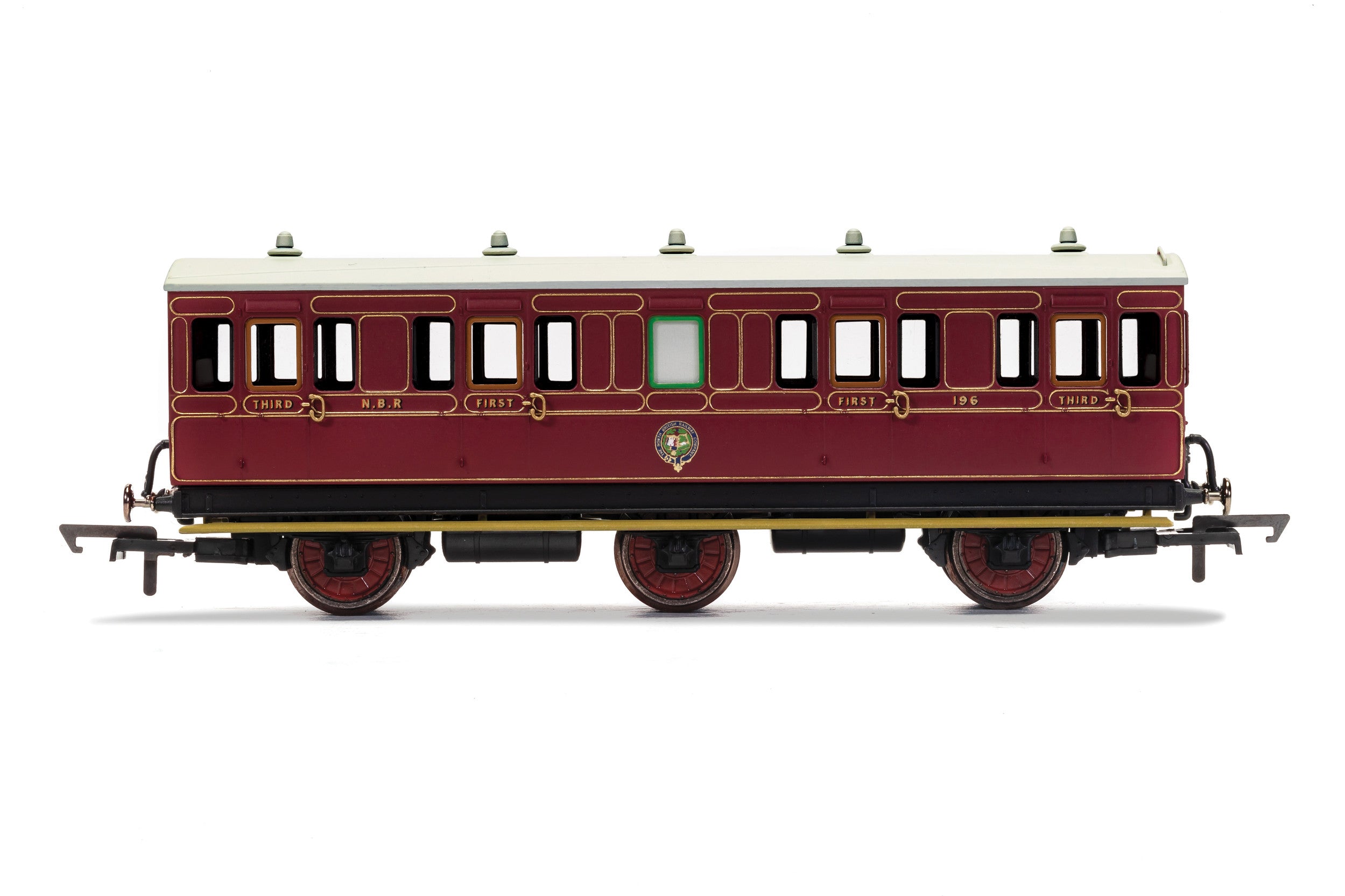 Hornby R40137 Coaches NBR  6 Wheel  Composite  Fitted Lights  196 - Era 2