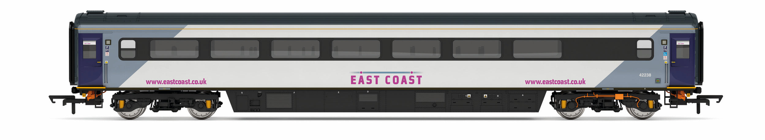 Hornby  R40243 East Coast, Mk3 Trailer Standard Disabled, 42238 - Era 10