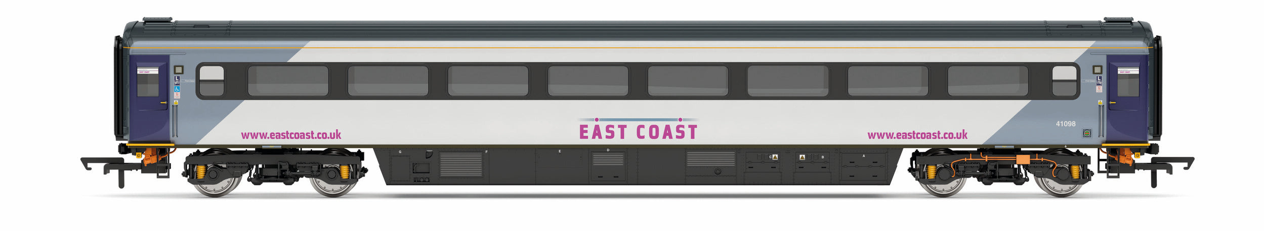Hornby  R40244 East Coast, Mk3 Trailer First Disabled, 41098 - Era 10