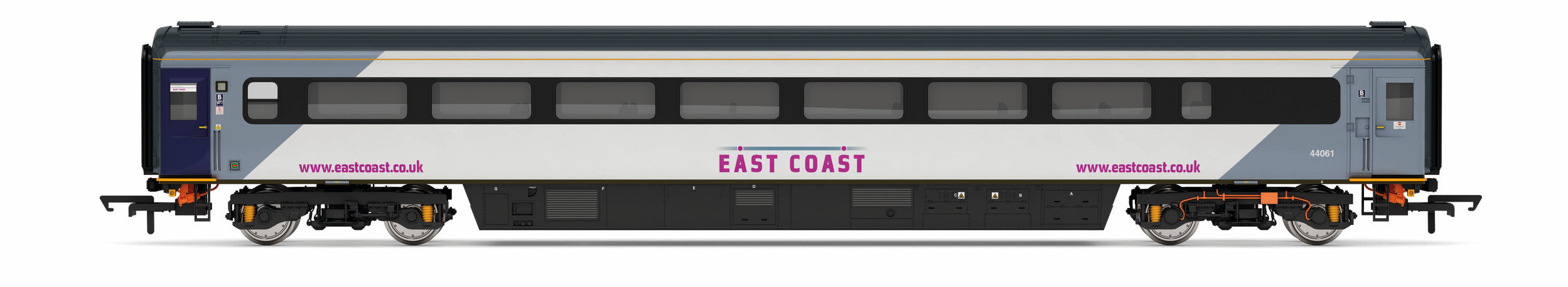 Hornby R40245 East Coast, Mk3 Trailer Guard Standard, 44061 - Era 10