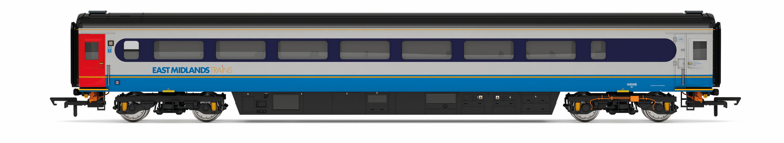 Hornby R40361 East Midlands Mk3 Coach A 44048 TGS - Era 11