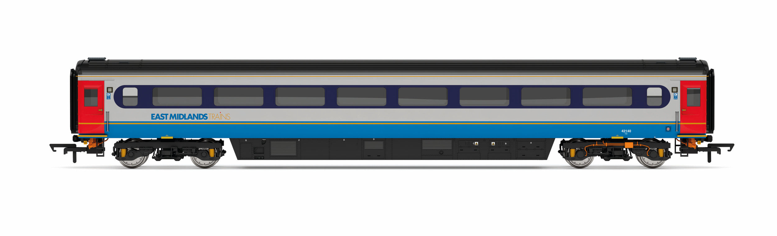 Hornby R40362A East Midlands MK3 Coach C 42237 TS - Era 10