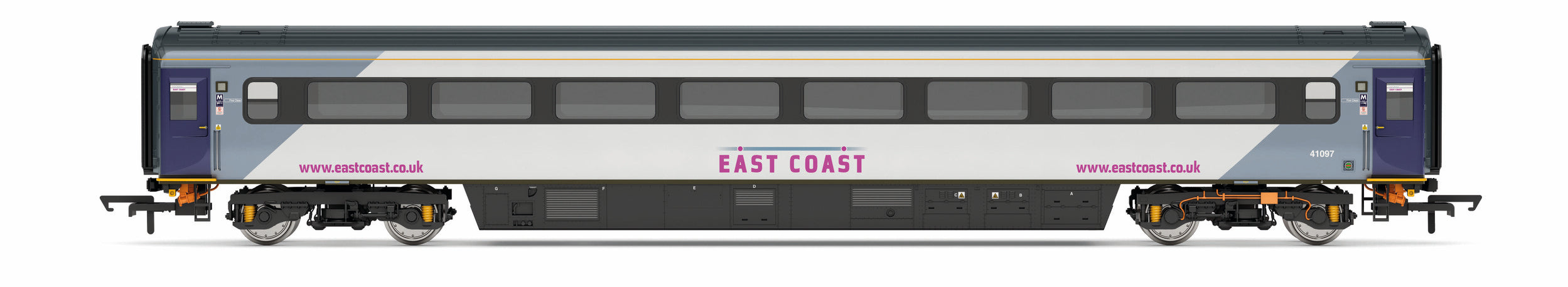 Hornby R40368 East Coast, Mk3 Trailer First, 41097 - Era 10