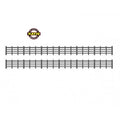 PECO RATIO 425 WOODEN LINESIDE FENCING BLACK