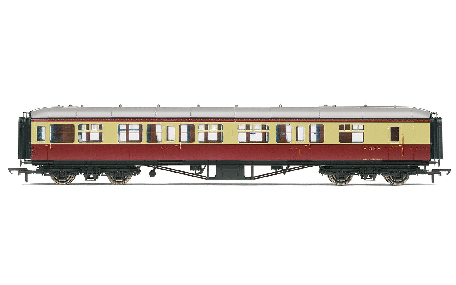 Hornby R4408B BR  63' Hawksworth Brake Composite  W7858W - Era 4
