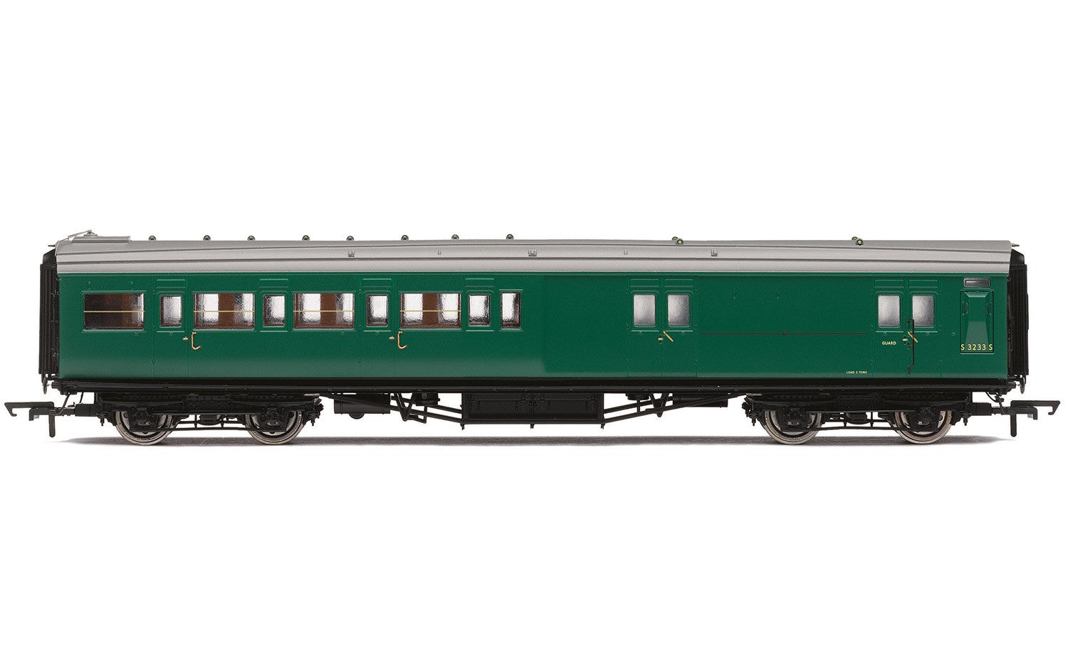 Hornby R4841 BR  Maunsell Corridor Four Compartment Brake Second  S3233S 'Set 399' - Era 5