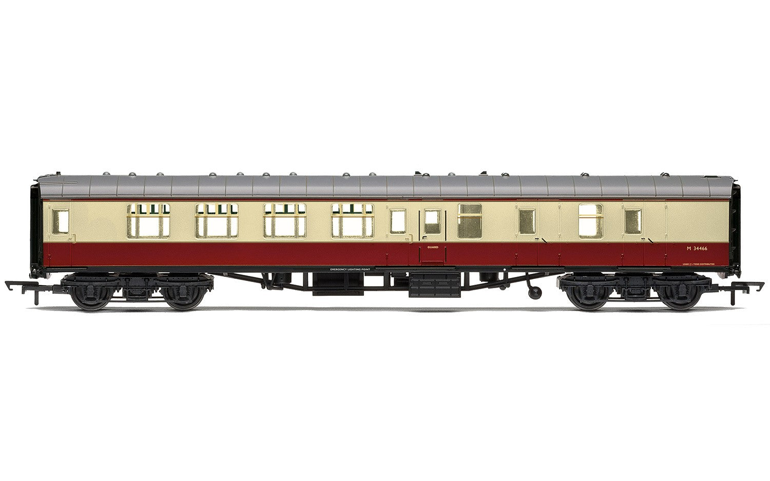 Hornby R4848 BR  Mk1 Corridor Brake Second  M34466 - Era 4