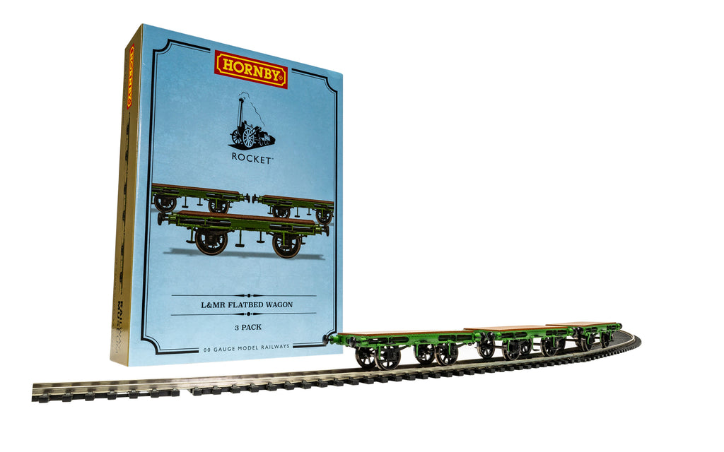 Hornby R60014 Wagons L&MR  Flat Bed Wagon Pack - Era 1