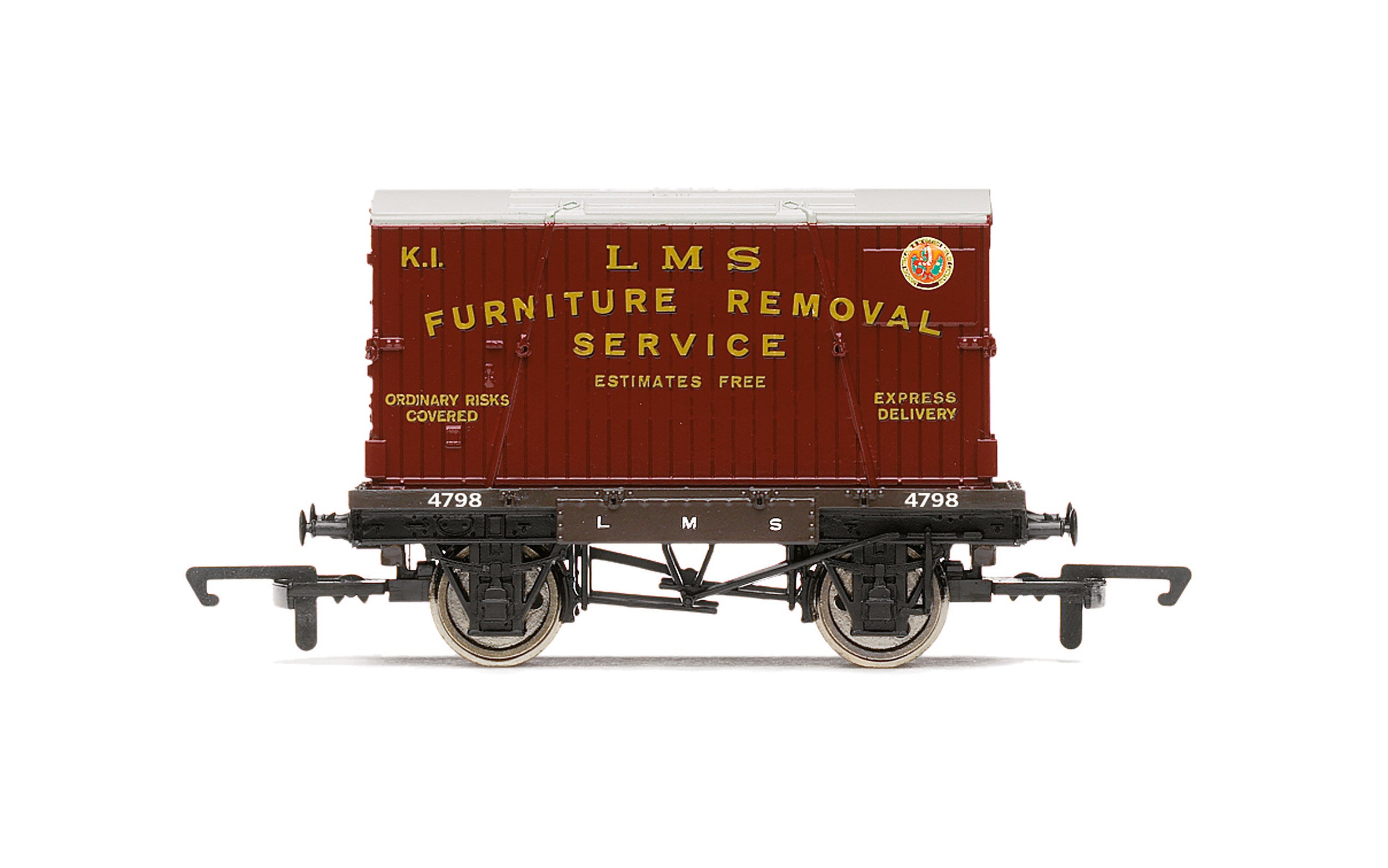 Hornby R60072 Wagons LMS  Conflat A  Furniture Removal - Era  3