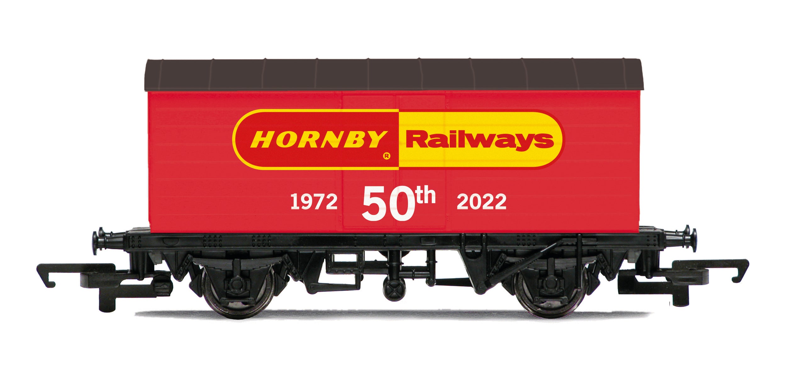 HORNBY R60086  HORNBY 50TH ANNIVERSARY BOX VAN WAGON