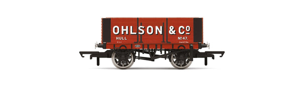 Hornby R60096 6 Plank Wagon, Ohlson + Co - Era 3